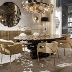 Полукресло Chandra от KOKET, дизайн Boca do Lobo