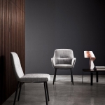 Полукресло Flavin, дизайн Minotti