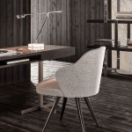 Полукресло Leslie, дизайн Minotti