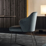 Полукресло Leslie, дизайн Minotti