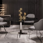Полукресло Leslie, дизайн Minotti