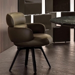 Полукресло Vivienne Dining, дизайн Minotti