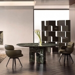 Полукресло Vivienne Dining, дизайн Minotti