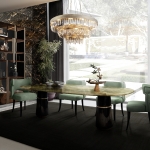 Стол обеденный AGRA II от BRABBU, дизайн Boca do Lobo