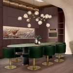 Стол обеденный AGRA II от BRABBU, дизайн Boca do Lobo