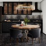 Стол обеденный APIS II от BRABBU, дизайн Boca do Lobo