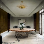 Стол обеденный APIS II от BRABBU, дизайн Boca do Lobo