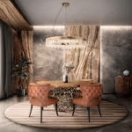 Стол обеденный APIS от BRABBU, дизайн Boca do Lobo