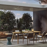 Стол Fynn Outdoor, дизайн Minotti