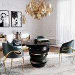 Стол Intuition от KOKET, дизайн Boca do Lobo