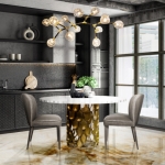 Стол обеденный KOI от BRABBU, дизайн Boca do Lobo