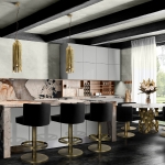 Стол обеденный KOI от BRABBU, дизайн Boca do Lobo