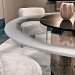 Стол круглый Amos, дизайн Visionnaire