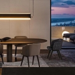 Стол обеденный Bellagio, дизайн Minotti