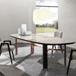 Стол обеденный Dan, дизайн Minotti