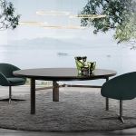 Стол обеденный Dan, дизайн Minotti