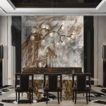 Стол обеденный KOI II от BRABBU, дизайн Boca do Lobo