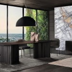 Стол обеденный Lou, дизайн Minotti