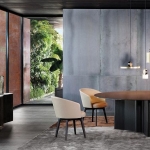 Стол обеденный Lou, дизайн Minotti