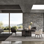 Стол обеденный Marvin, дизайн Minotti