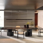 Стол обеденный Nico, дизайн Minotti