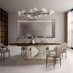 Стол обеденный PLATEAU от BRABBU, дизайн Boca do Lobo