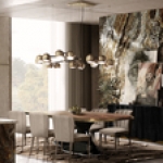 Стол обеденный PLATEAU от BRABBU, дизайн Boca do Lobo