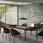 Стол обеденный Superquadra, дизайн Minotti