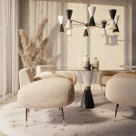 Стол обеденный Vinicius от ESSENTIAL HOME, дизайн Boca do Lobo