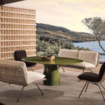 Стол Rayan Outdoor, дизайн Minotti