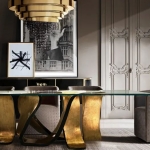 Стол Ribbon от KOKET, дизайн Boca do Lobo