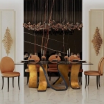 Стол Ribbon от KOKET, дизайн Boca do Lobo