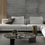 Столик журнальный Keel, дизайн Minotti