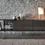 Тумба низкая Morrison, дизайн Minotti