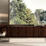 Тумба низкая Superquadra, дизайн Minotti