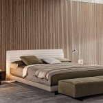 Тумбочка прикроватная Roger, дизайн Minotti