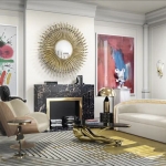 Зеркало Goddess от KOKET, дизайн Boca do Lobo