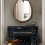 Зеркало Serpentine Pear-Shaped от KOKET, дизайн Boca do Lobo