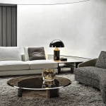 Журнальный столик Bangle, дизайн Minotti