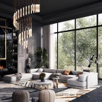 Журнальный столик Konstantin center от ESSENTIAL HOME, дизайн Boca do Lobo