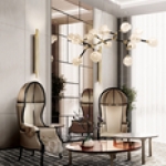 Журнальный столик LURAY от BRABBU, дизайн Boca do Lobo