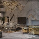 Журнальный столик Monet Gold от KOKET, дизайн Boca do Lobo