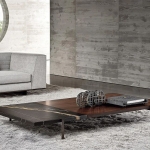 Журнальный столик Superquadra, дизайн Minotti