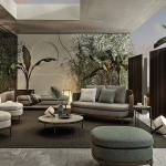 Журнальный столик Tape Cord Outdoor, дизайн Minotti