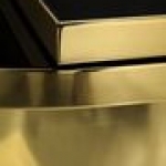 Журнальный столик Tears Polished Brass от KOKET, дизайн Boca do Lobo