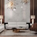 Журнальный столик Tears Polished Brass от KOKET, дизайн Boca do Lobo