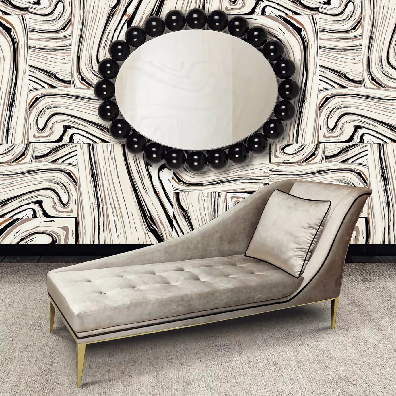 Шезлонг Envy от KOKET, дизайн Boca do Lobo