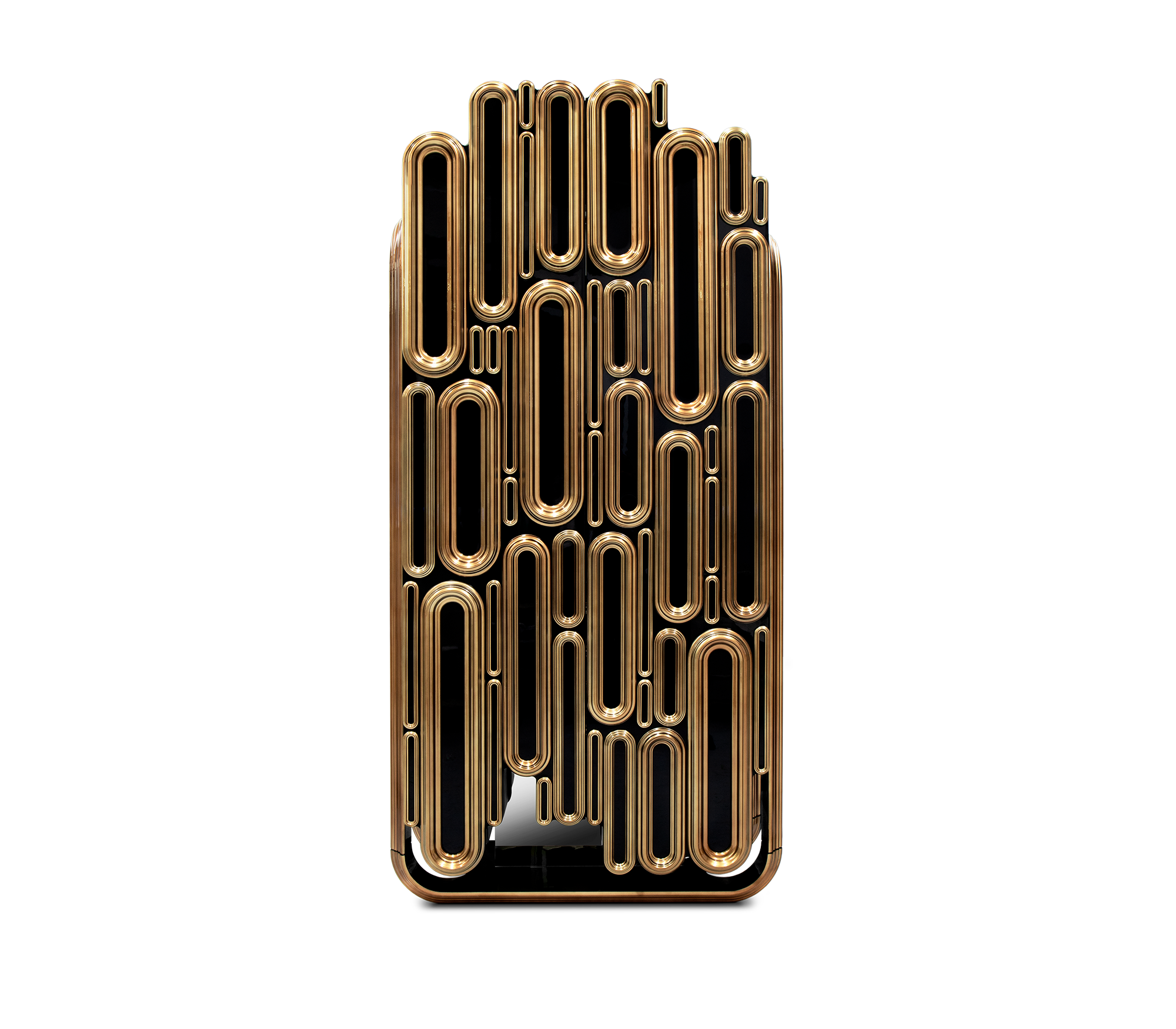 Шкаф OBLONG GOLD CABINET, дизайн Boca do Lobo