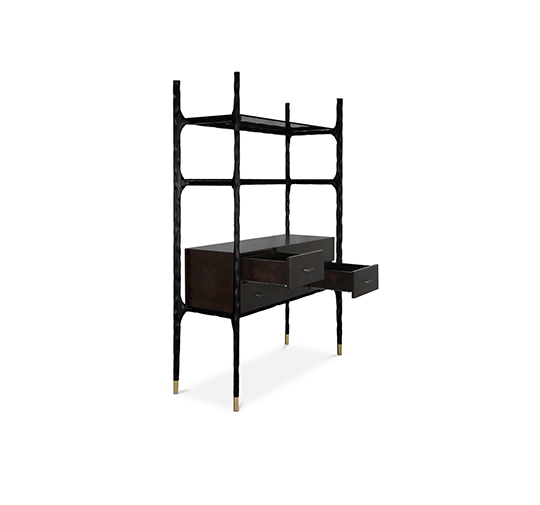 Стеллаж LANKA от BRABBU, дизайн Boca do Lobo