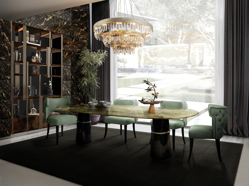 Стол обеденный AGRA II от BRABBU, дизайн Boca do Lobo